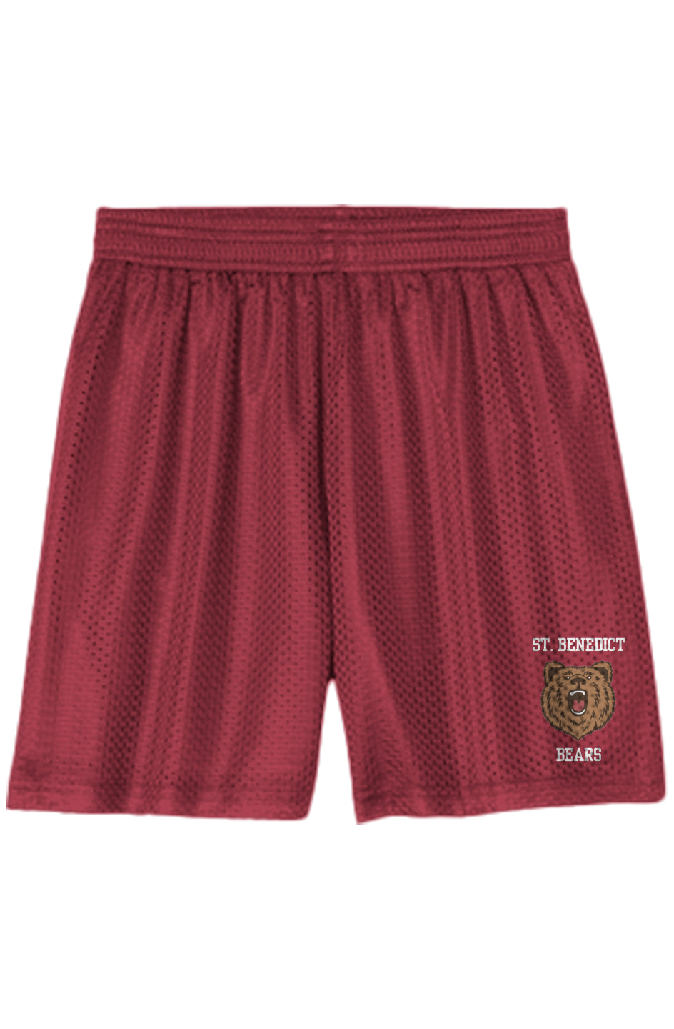 St. Benedict Bears // Youth Mesh Short