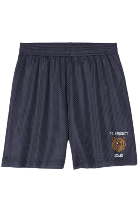 St. Benedict Bears // Youth Mesh Short