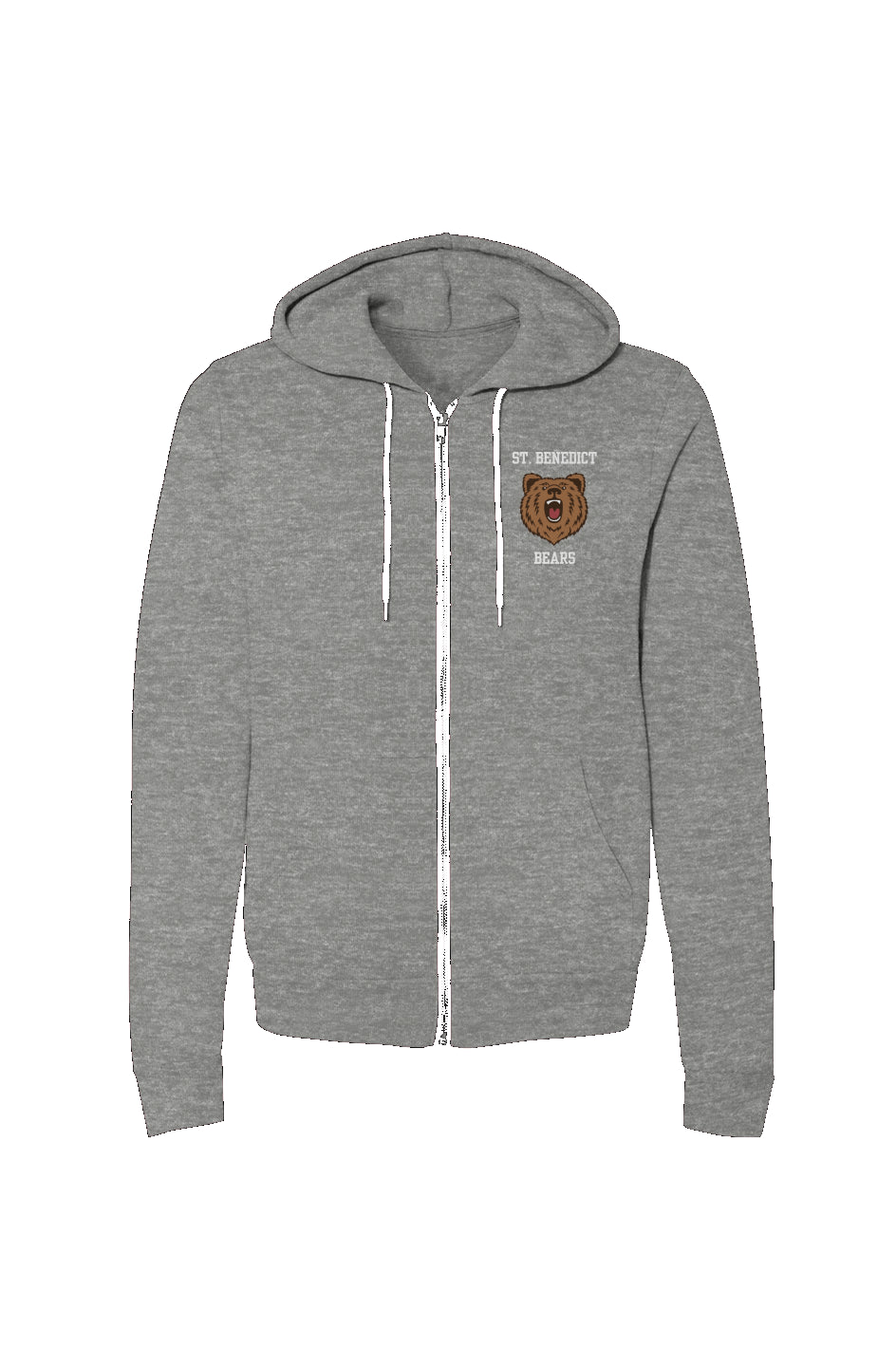 Unisex Heather Zip-Up Hoodie