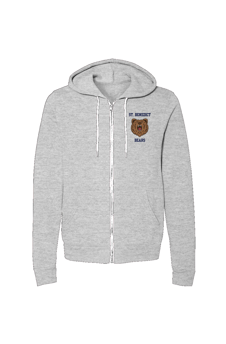 Unisex Heather Zip-Up Hoodie