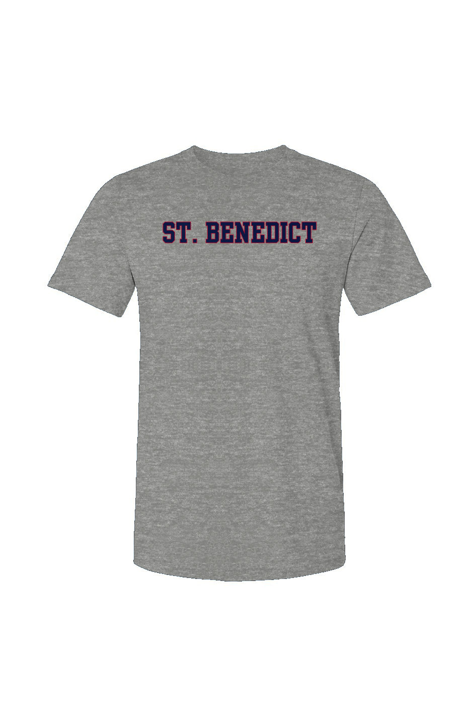 St. Benedict Bear Sleeve // Unisex Heather Jersey Tee