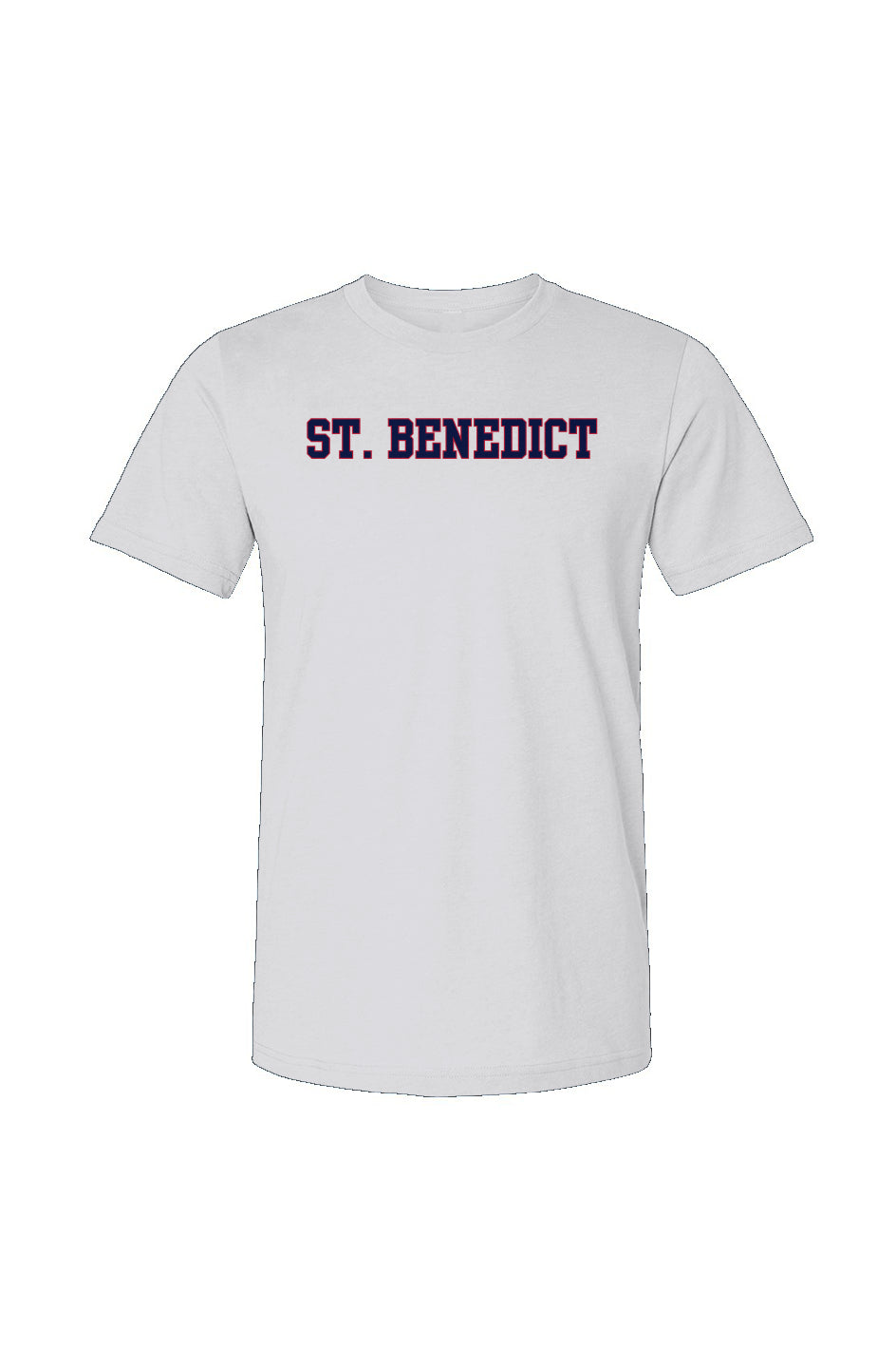 St. Benedict Bear Sleeve // Unisex Heather Jersey Tee